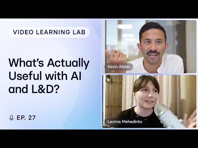 Ep. 27 - Where is the actual value for AI in L&D? – Lavinia Mehedintu