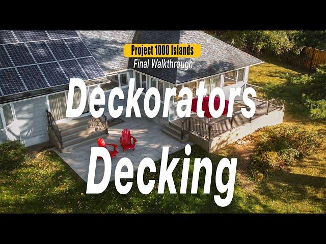 Composite Decking + Aluminum Railing | FULL WALKTHROUGH | Project 1000 Islands VLOG (3 of 3)