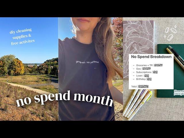 NO SPEND CHALLENGE  building better money habits, financially smart homemaking & messing up