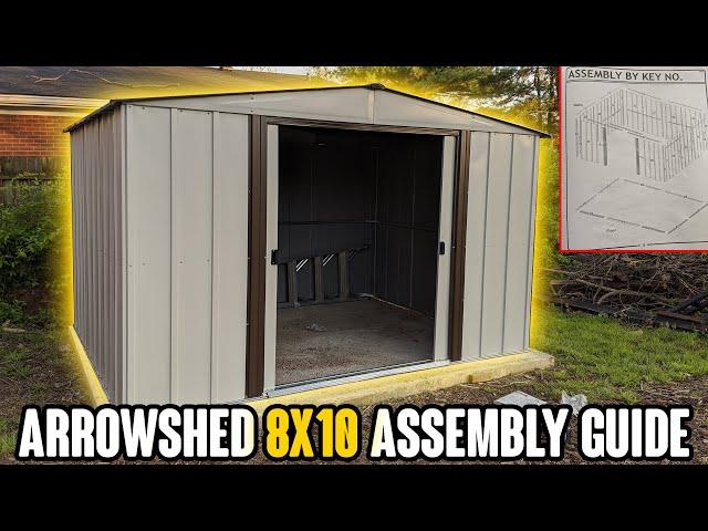 Arrow Shed Assembly - Step By Step