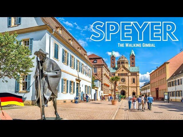 [UHD] Walk in Speyer Germany  Walking City Center and Speyer Cathedral