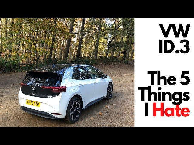 VW ID3 - the 5 things I Hate about it - Volkswagen ID.3 1st Edition Review