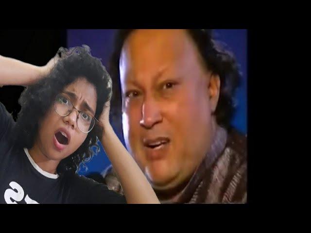 Indian girl Reacts to Nusrat Fateh Ali Khan — FANTASTIC Sargam