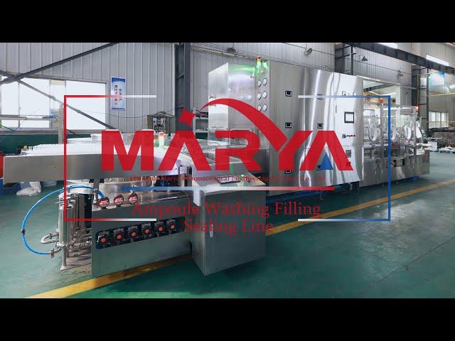 Marya Aseptic Auto Ampoule Filling Sealing Line Liquid Filling Machine Manufacturers Supplier China