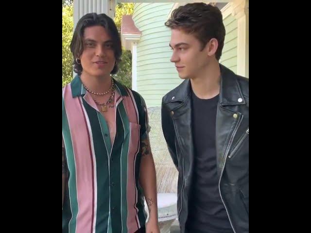 Hero Fiennes Tiffin and Samuel Larsen - People Choice's Awards