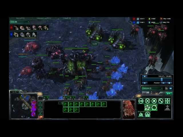 StarCraft 2 - dasbif vs. Goliath