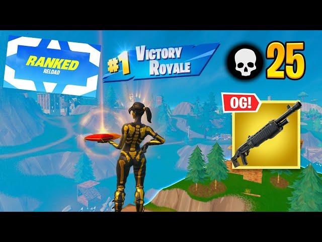 Fortnite Ranked Reload | High Kill Solo vs Squads OG Gameplay (Keyboard & Mouse)