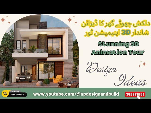 Elegant Small Home Design | Stunning 3D Animation Tour & Ideas | तेरे संग (Tere Sang Song)