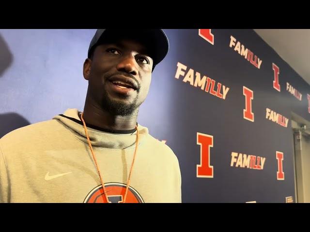 Training camp: Illinois outside linebackers coach Clint Sintim