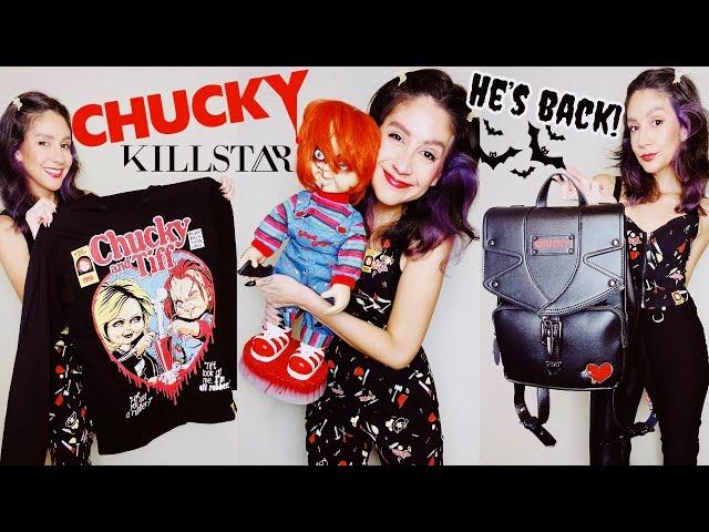 CHUCKY RETURNS! Huge HORROR Fashion Haul & Try On! New Clothes by KILLSTAR!