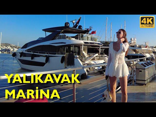 Bodrum Yalikavak Marina 2025 Walking Tour in 4K UHD | Luxury Yachts & Marina stroll