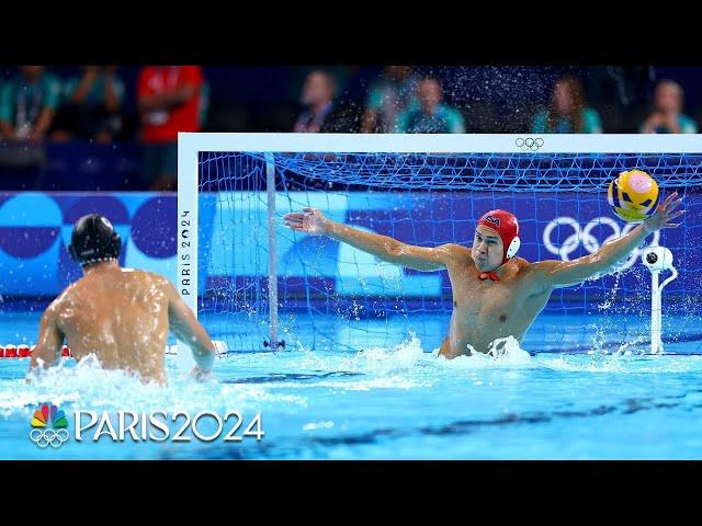 Adrian Weinberg was a BRICK WALL to help U.S. men's water polo win bronze | Paris Olympics