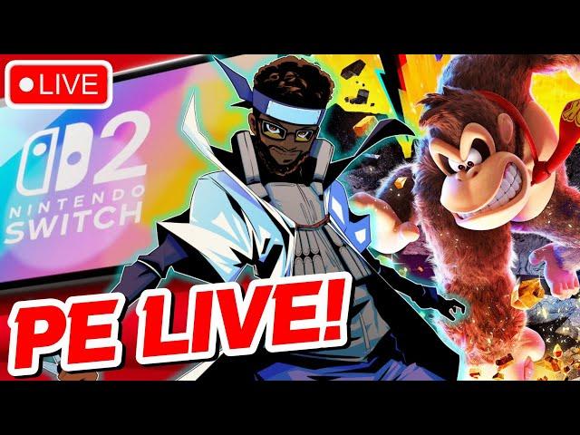 Donkey Kong Bananza Direct Predictions! Nintendo Switch 2 Giveaway LAST CHANCE + Q&A! - PE LIVE!