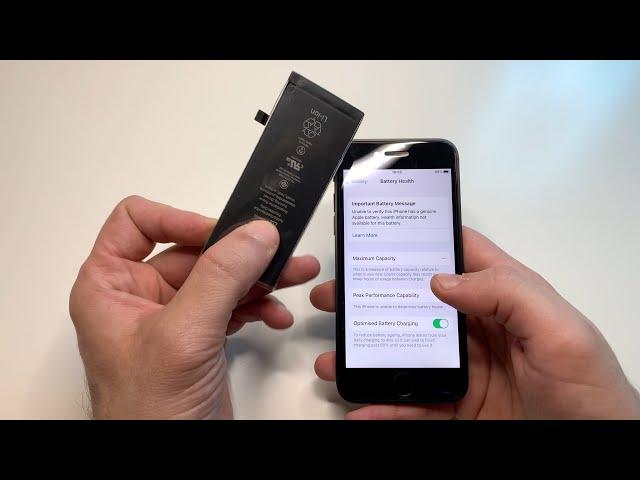 iPhone SE 2(2020) “Important battery message” fix - battery replacement