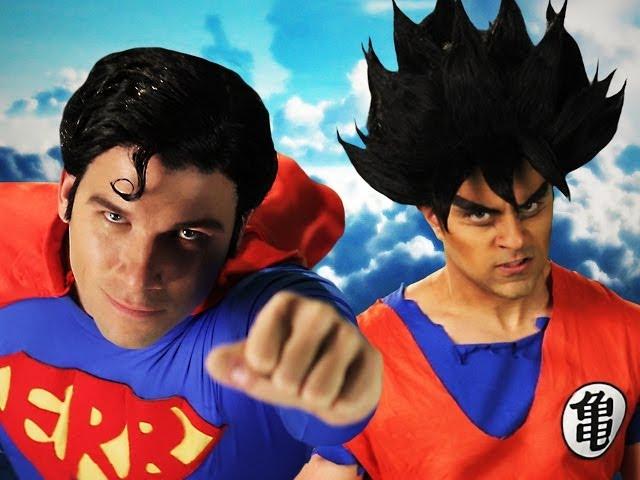 Goku vs Superman. Epic Rap Battles of History