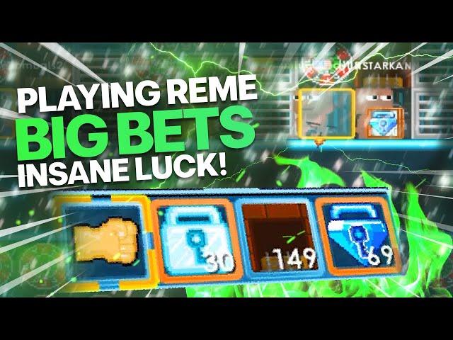 PLAYING BIG BETS AT REME! Growtopia Casino