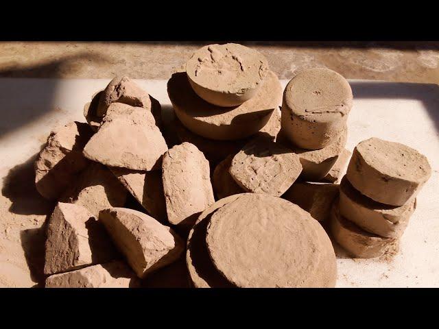 (Part1)soft Earthy Clay dirt dry floor crumbling#viral #viral#videos #satisfying