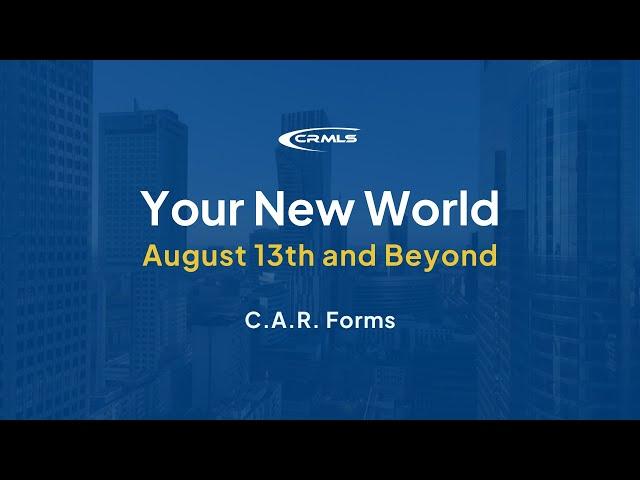 The New C.A.R. Forms of 2024