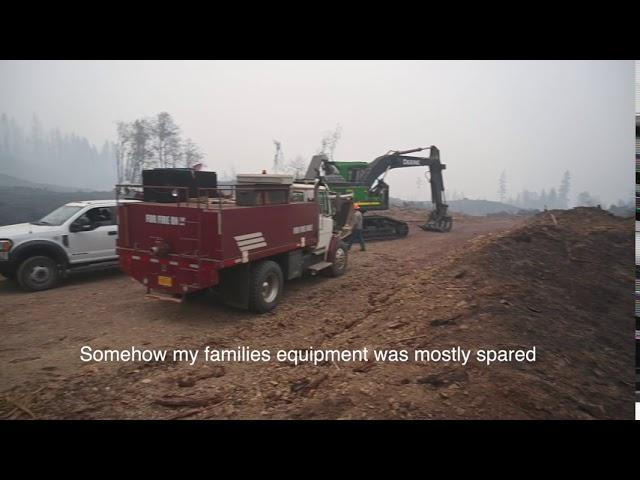 Retrieving Equipment from the Beachie Creek Fire