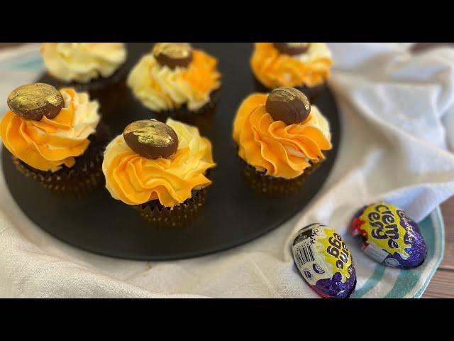 Easy Chocolate Cupcakes | Crème Egg | Easter desserts