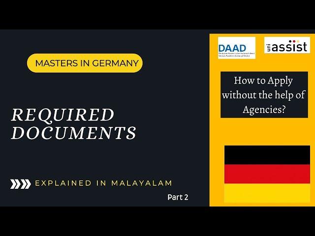 APS & Other Documents for Applying Masters in Germany(Malayalam) | TheKatChat #germany