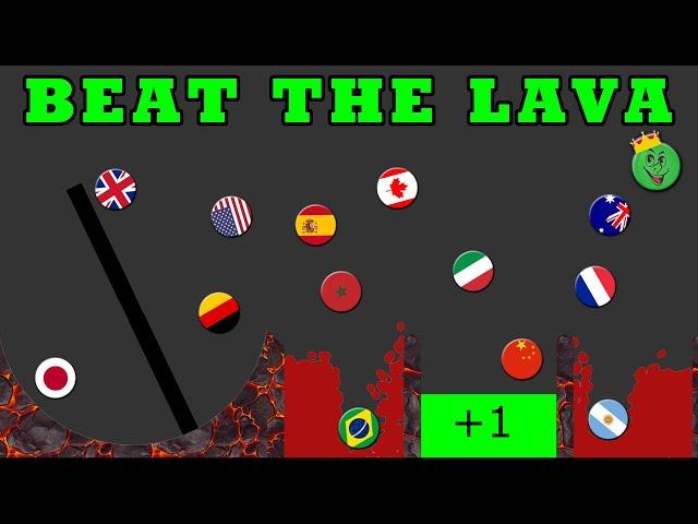 Beat the Lava Marble Race Tournament  / Marble Race King