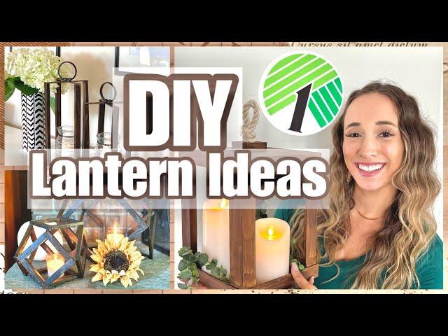 12+ CHEAP DOLLAR TREE DIY LANTERN IDEAS THAT LOOK HIGH END!