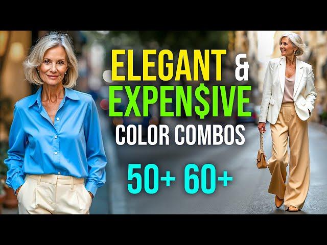 Best Color Combinations to Look Elegant & Expensive for Women Over 50+ 60+