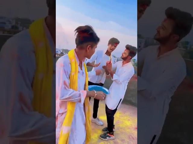 Happy Holi  #ytshorts #youtubeshorts #shorts  / Chotanawab /rishabkhan