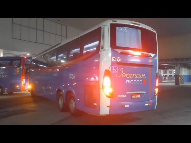 MOVIMENTAÇÃO NOTURNA NA RODOVIÁRIA DO RIO DE JANEIRO | PARAIBUNA, RIODOCE, ÁGUIA BRANCA