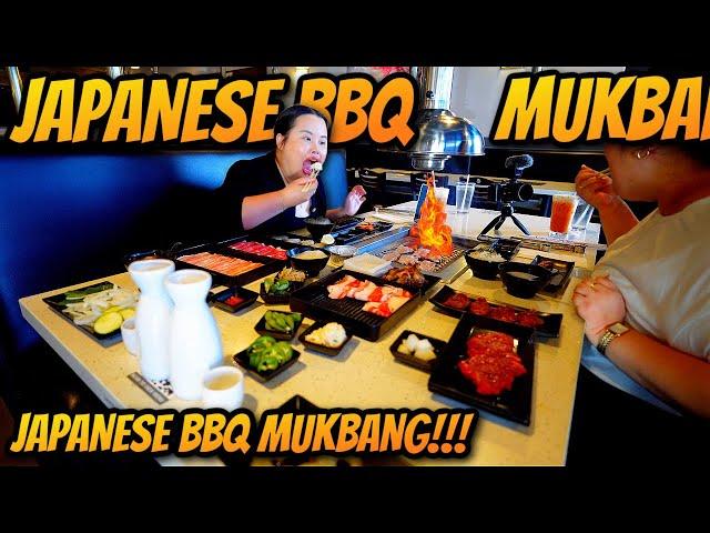 Wagyu Steak + Pork Belly Mukbang 먹방 All You Can Eat Japanese BBQ Eating Show!!! (Cooking and Eating)