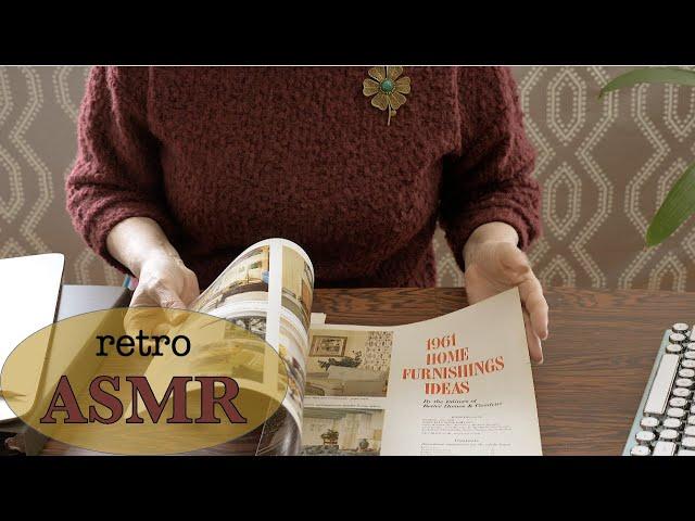 ASMR Design Consultation * Retro 60s Home * Vintage Magazine * Gentle Movements (Softspoken)