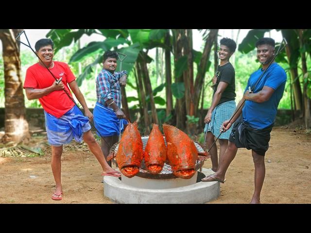 KUZHI MANDHI | Arabian Kuzhi Mandhi Recipe | Fish Kuzhi Mandhi Making In Our Village