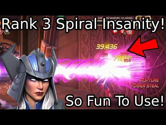 7 Star Rank 3 Spiral Gameplay! Power Gain Matchups Included! | Marvel Contest Of Champions