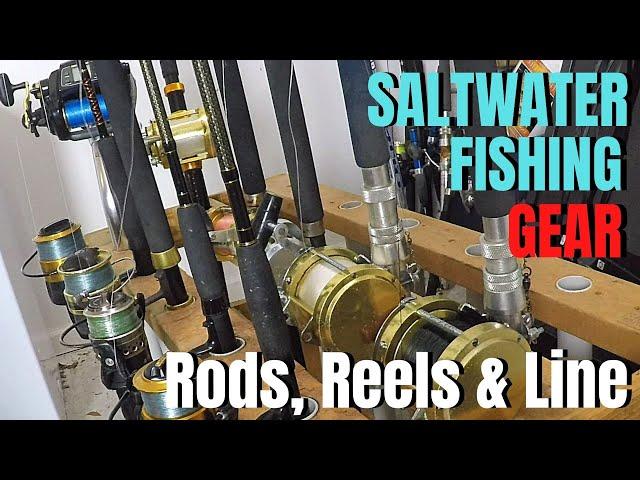 SALTWATER FISHING GEAR Rods, Reels & Line for Deep Sea Fishing