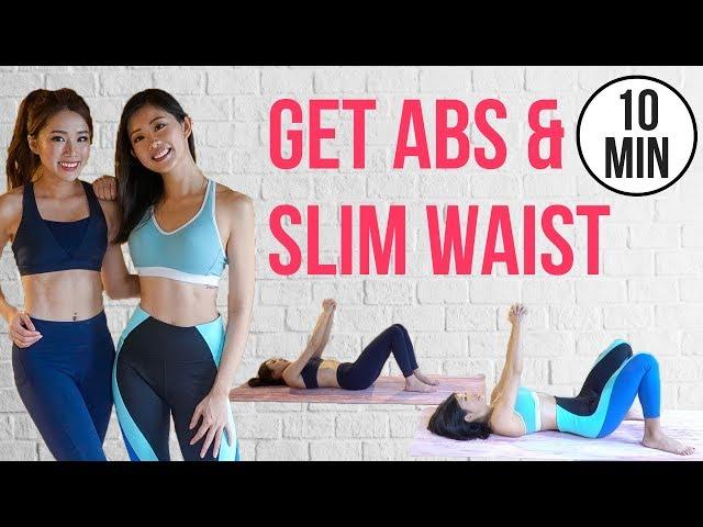 Do This to Get Abs & Slim Waist (15-20 days) 10 min Ab + Belly Workout ft. Mongabong