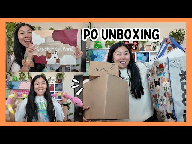 Opening PO Box Mail (finally!!)  ALL of My Mail/Gifts, Super Sweet Surprises  Crochet Studio Vlog