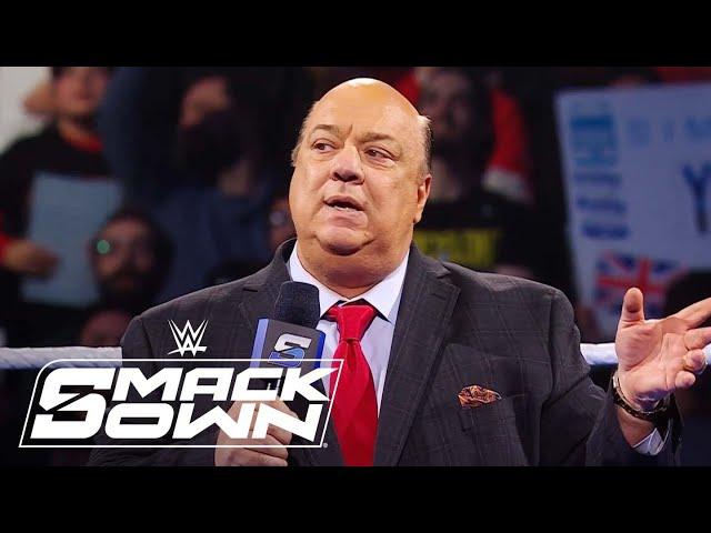 Paul Heyman Talks Roman Reigns, Seth Rollins, CM Punk | WWE SmackDown 3/14/25 | WWE on USA