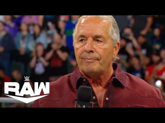 Bret "Hitman" Hart Returns and Calls Gunther a Coward! | WWE Raw Highlights 9/9/24 | WWE on USA