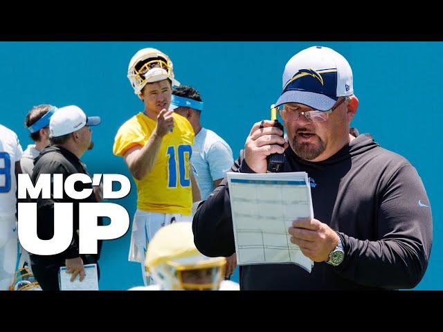 Mic'd Up: Greg Roman "A**-Kicking, That's Our Mindset" | LA Chargers