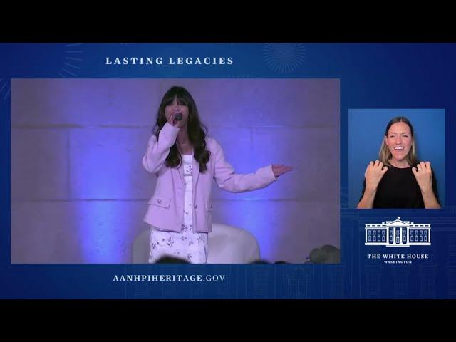 A White House Celebration of AA and NHPI Heritage and History: National Anthem | Angelica Hale