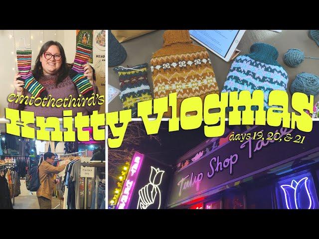 Knitting Vlogmas | Portland, OR | Day 19, 20, & 21: Winter Solstice & 2025!