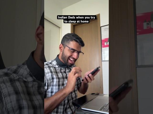 They never leave you alone  #desi #indian #dad #funny #comedy #skit #son #brown #parents