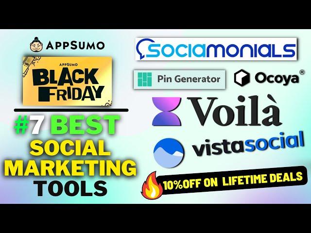 7 Best Social Media Marketing Tools (LIFETIME DEALS) -  Best App Sumo Deals