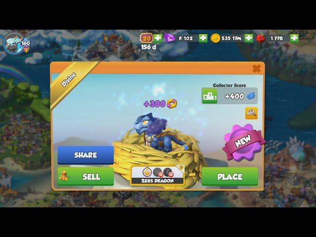 #DML Hatching ZEUS DRAGON - Dragon Mania Legends