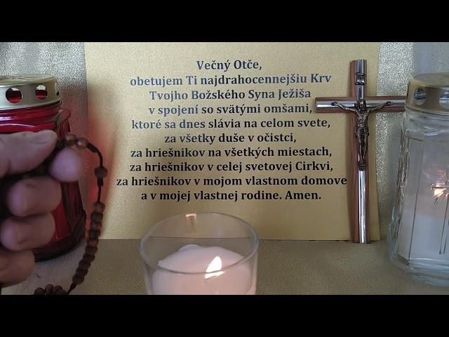 Sv.ruženec za duše v očistci s modlitbou od sv.Gertrudy pre súkromnú pobožnosť ( text v komentáry)