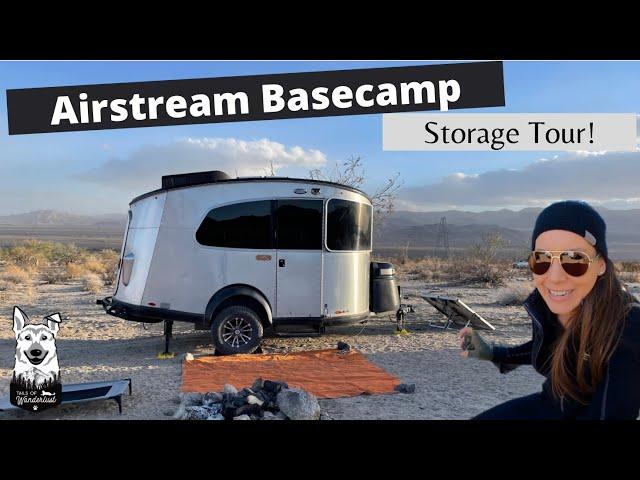 Airstream Basecamp 16x Tour | Storage for RV Living | Sponsored by Waggle