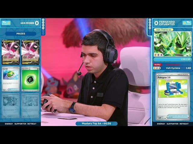 Ian Robb vs Fernando Cifuentes - Pokémon TCG Masters Top 8 | Pokémon Worlds 2024