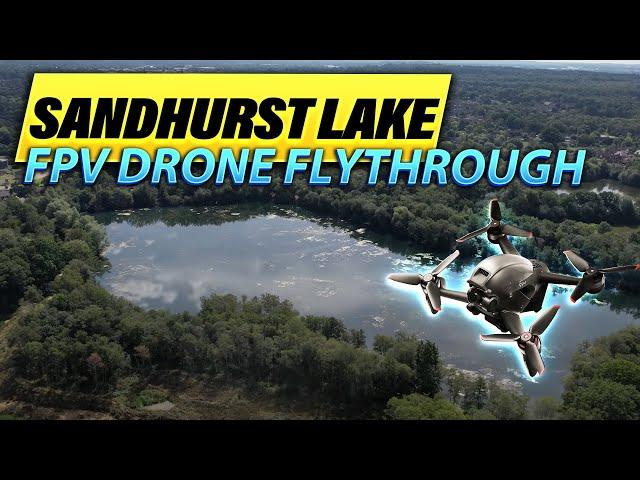  Aerial Tour of Sandhurst Lake in Yateley - swimbooker: The Flythrough