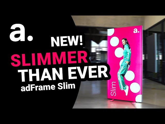 The SLIMMEST lightbox on the market - adFrame Slim